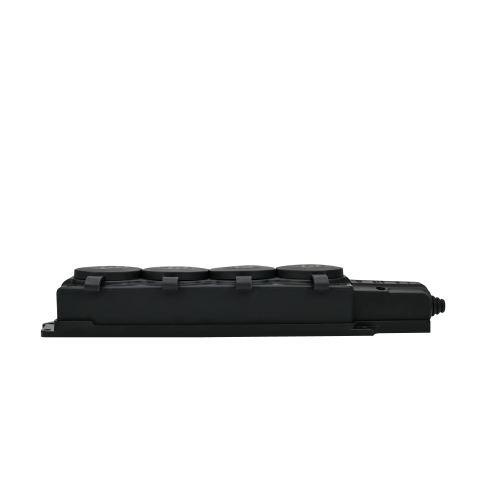MULTISET Колодка 4х розетка 2К+З каучуковая 16 А/250 В IP44 ЧЁРНАЯ MULTISET Колодка 4х розетка 2К+З каучуковая 16 А/250 В IP44 ЧЁРНАЯ