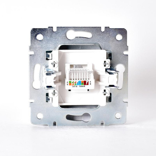 Розетка компьютерная 1-м СП Karina RJ45 механизм матов. серебр. LEZARD 707-4388-139 Розетка компьютерная 1-м СП Karina RJ45 механизм матов. серебр. LEZARD 707-4388-139