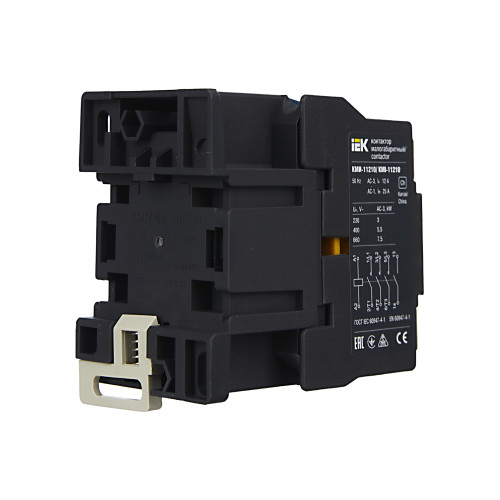Контактор КМИ-11210 12А 230В/АС3 1NO IEK Контактор КМИ-11210 12А 230В/АС3 1NO IEK