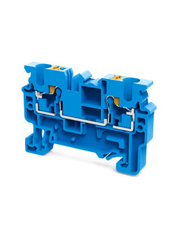 Клемма проходная push-in OptiClip CP-4-I-BU-24A-(0,2-4)-синий