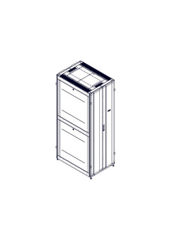 Шкаф Systeme Electric, серия Uniprom, 48U-750/1070, боковые панели 4шт, черный