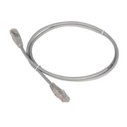 Патч-корд Lanmaster TWT-45-45-0.15-GY UTP RJ-45 вил.-вилка RJ-45 кат.5E 0.15м серый ПВХ (уп.:1шт)