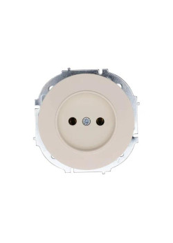 Розетка 1-м СП OSEN без заземл. ПБТ механизм сл. кость LEZARD 743-9088-121B