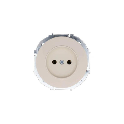Розетка 1-м СП OSEN без заземл. ПБТ механизм сл. кость LEZARD 743-9088-121B