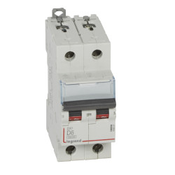 Авт.выкл.DX3 2П D6A 6000/10kA LEGRAND
