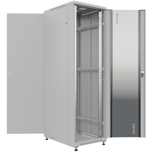 Шкаф серверный NTSS Премиум (NTSS-R32U6080GS) напольный 32U 600x800мм пер.дв.стекл металл 900кг серый 1542мм 71.3кг 1542мм IP20 сталь