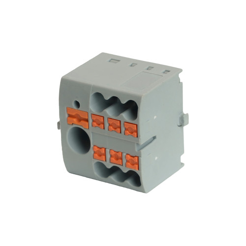 LD580 PTFIX 6-06/25 Зажим блочный PT распред. на 6 точ,сеч 2,5 мм2,690V,41А, интегр.1 точка,серый LD580 PTFIX 6-06/25 Зажим блочный PT распред. на 6 точ,сеч 2,5 мм2,690V,41А, интегр.1 точка,серый