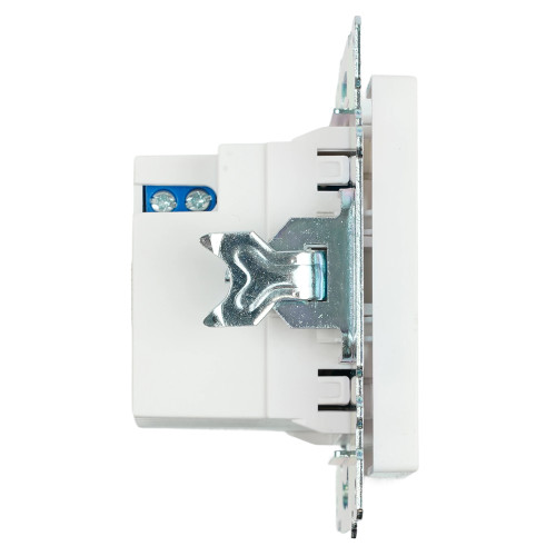 Розетка USB 2-местная + type C (механизм), STEKKER GLS10-7116-01, 250В, 3А, max 20W, серия Катрин, белый Розетка USB 2-местная + type C (механизм), STEKKER GLS10-7116-01, 250В, 3А, max 20W, серия Катрин, белый