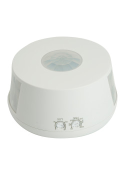 Датчик движения 2000W 30m  120° 360°(верт.) белый SEN19