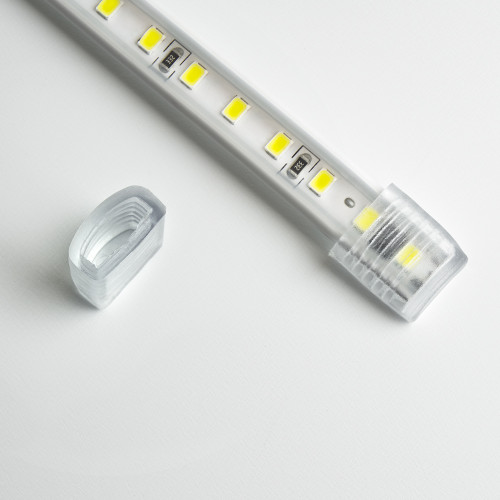 Светодиодная LED лента Feron LS710, 120SMD(2835)/м 10Вт/м 220V длина 25м, 4000K, IP65,  с 1 сетевым шнуром, 2 заглушками, 2 коннекторами в комплекте