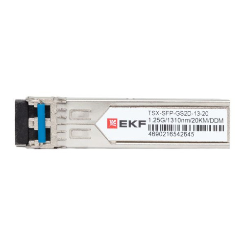 SFP модуль 1,25 Гбит двойное одномодовое оптоволокно 1310нм 20км TSX EKF SFP модуль 1,25 Гбит двойное одномодовое оптоволокно 1310нм 20км TSX EKF