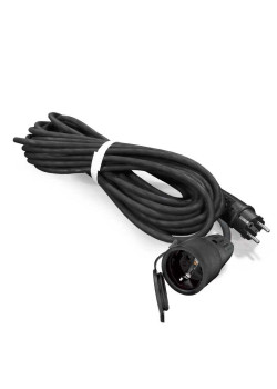Удлинитель-шнур 1х30м с заземл. 16А IP44 УШ-16 КГ 3х1.5 с защ. крышкой каучук UNIVersal 964U-7003