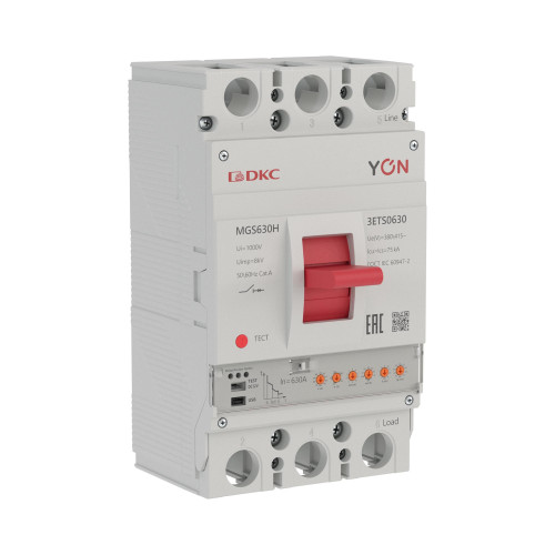 Авт. выкл. YON MGS630S 3P 252-630A 60kA с электронным расцепителем ETS