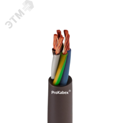 Кабель силовой КГТП-ХЛ 5х2,5(N,PE) 380/660 -3ТРТС