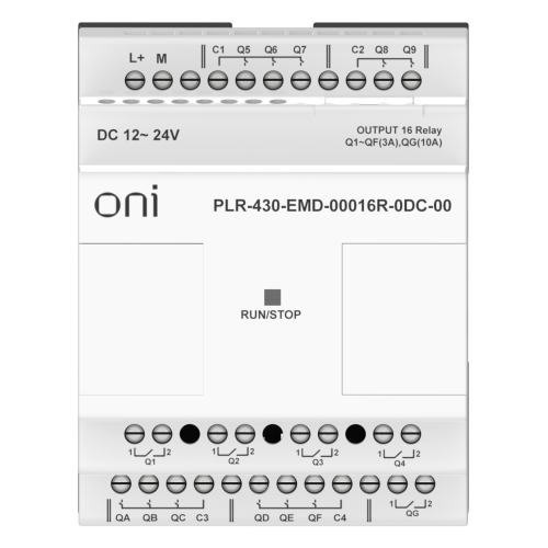 ПЛК 430 Модуль расширения входов выходов 16 RO 24В DC ONI