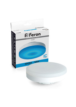 Лампа светодиодная Feron LB-455 GX53 12W 175-265V синяя