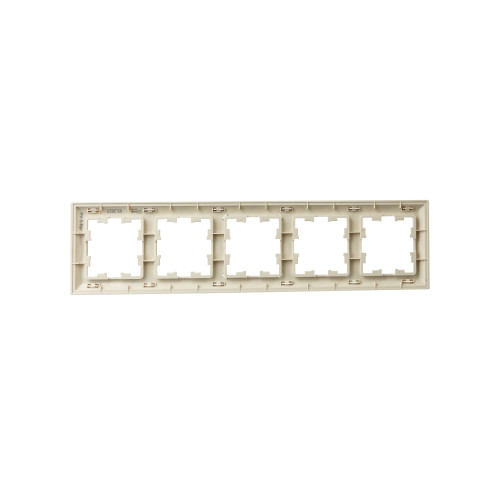 BRITE Рамка 5-местная РУ-5-Бр бежевый/жемчужный IEK BRITE Рамка 5-местная РУ-5-Бр бежевый/жемчужный IEK
