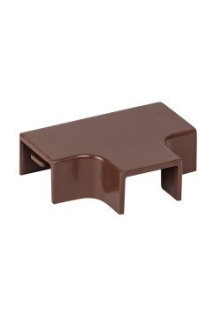 Угол T-образный (15x10) (4 шт) темн. дерево EKF-Plast