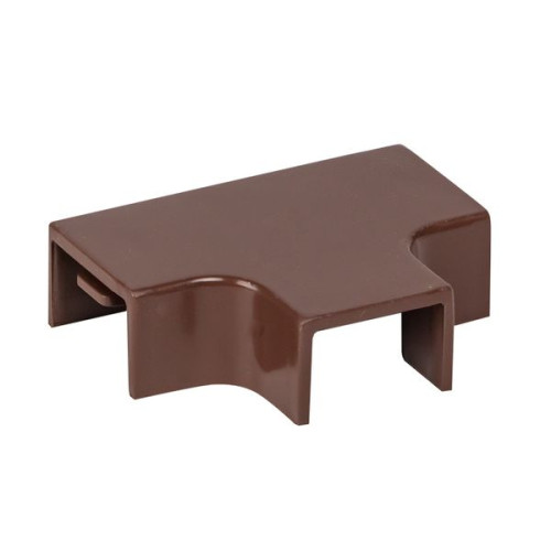 Угол T-образный (15x10) (4 шт) темн. дерево EKF-Plast