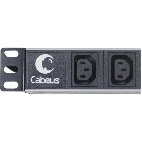 Блок распределения питания Cabeus PDU-8I-2IEC гор.размещ. 8xC13 10A IEC-320-C14 2м