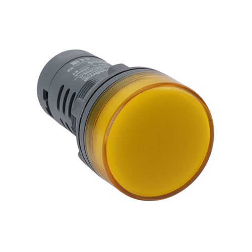 Сигнальная лампа SB7 моноблочная 22мм желтая LED 110В AC/DC