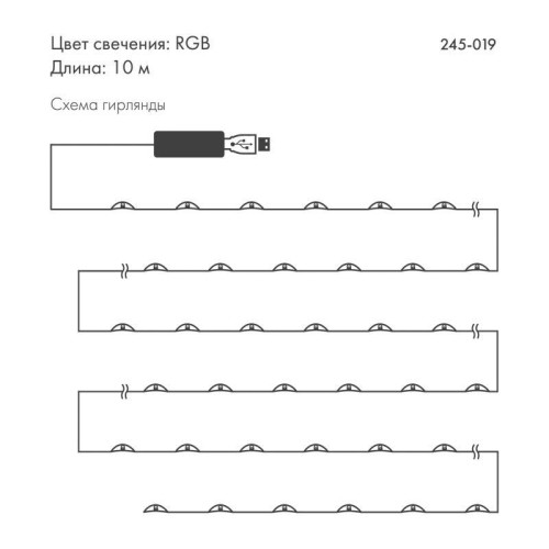 Гирлянда светодиодная смарт Гирлянда светодиодная смарт