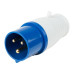 Вилка переносная 013 2P+PE 16А 220В IP44 Rexant 11-8900 Вилка переносная 013 2P+PE 16А 220В IP44 Rexant 11-8900