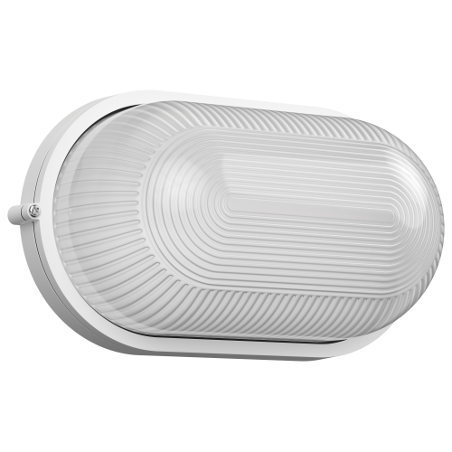 Светильник НПП1201 овал 100Вт IP54 белый IEK