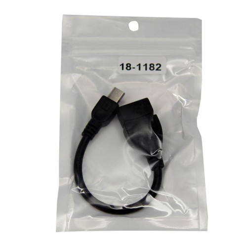 Кабель USB OTG micro USB на USB шнур 0.15м черн. Rexant 18-1182 Кабель USB OTG micro USB на USB шнур 0.15м черн. Rexant 18-1182