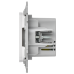 FLITE Розетка USB A+A 2,1А РЮ-2-ФлБ белый IEK
