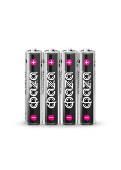 Элемент питания алкалиновый AAA/LR03 1.5В Alkaline Shrink-4 (уп.4шт) ФАZА 5024472