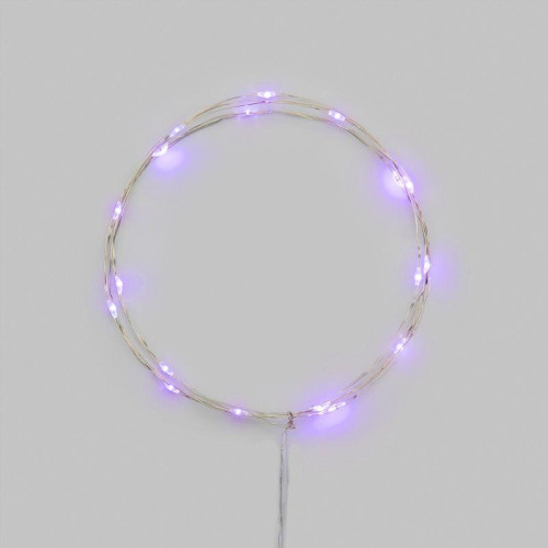 Гирлянда светодиодная Роса 2м 20 LED фиолет. IP20 2хАА (в комплект не входят) Neon-Night 302-057