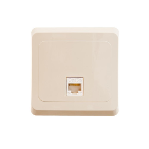 ЭТЮД С/У РОЗЕТКА компьютерная RJ45, кат.5е, КРЕМОВЫЙ ЭТЮД С/У РОЗЕТКА компьютерная RJ45, кат.5е, КРЕМОВЫЙ