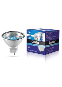 Лампа галогенная JCDR 35Вт 220В 50мм COOL с защ. стеклом Camelion 11469