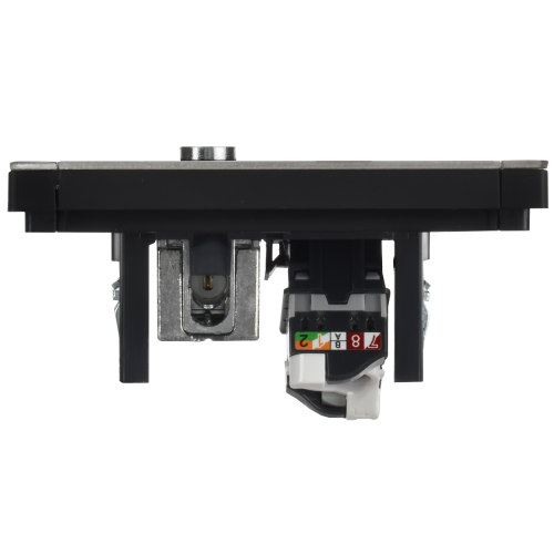 FORTE&PIANO Розетка двойная TV+RJ45 кат.5E FP736M металл никель IEK FORTE&PIANO Розетка двойная TV+RJ45 кат.5E FP736M металл никель IEK