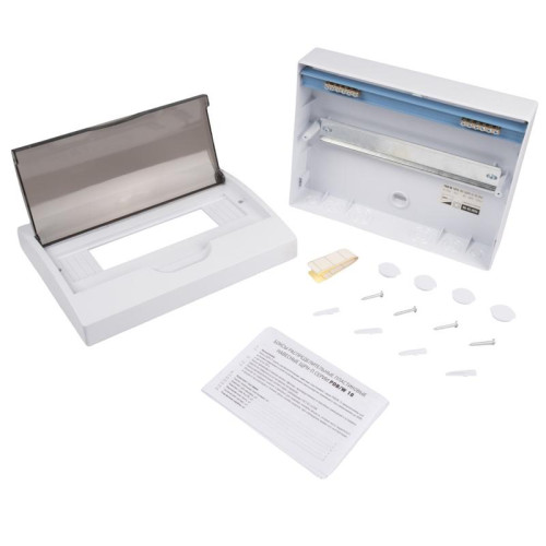 Бокс модульный накладной PDB/W 1012 WH (ЩРН-П-12) IP41 пластик. Pro JazzWay 5071674 Бокс модульный накладной PDB/W 1012 WH (ЩРН-П-12) IP41 пластик. Pro JazzWay 5071674