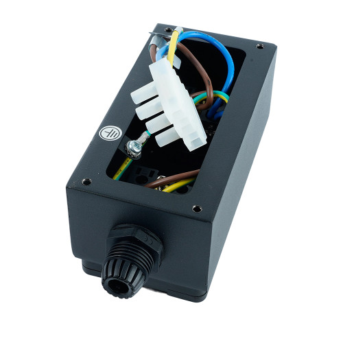 Розетка уличная Feron TM201, 220-230V, 16A, IP44, 70*60*380мм, черный Розетка уличная Feron TM201, 220-230V, 16A, IP44, 70*60*380мм, черный