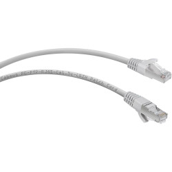 Патч-корд Cabeus PC-FTP-RJ45-CAT.5E-1.5M-LSZH F/UTP RJ-45 вил.-вилка RJ-45 кат.5E 1.5м серый LSZH