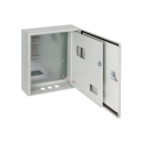 Корпус металлический ЩУ-3ф/1-1 (2 двери), 445х400х150 мм, IP54, RAL7035 светло-серый LITE Корпус металлический ЩУ-3ф/1-1 (2 двери), 445х400х150 мм, IP54, RAL7035 светло-серый LITE