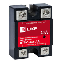 Реле твердотельное однофазное RTP-40-AA EKF