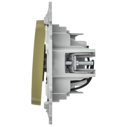 FLITE Выключатель 1-клавишный проходной с индикацией 10А ВС61-1-1-ФлО оливковый IEK FLITE Выключатель 1-клавишный проходной с индикацией 10А ВС61-1-1-ФлО оливковый IEK
