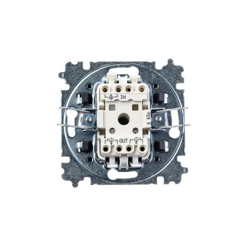 Переключатель 1-кл. СП Levit IP20 сталь/дым. черн. ABB 2CHH590645A6069 Переключатель 1-кл. СП Levit IP20 сталь/дым. черн. ABB 2CHH590645A6069