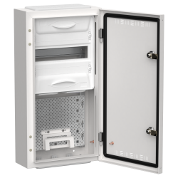 TITAN 5 Корпус комбинированный ЩРн-12 (1х36) 585х310х140мм IP30 белый IEK