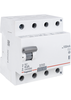 RX3 ВДТ 100мА 63А 4П AC LEGRAND