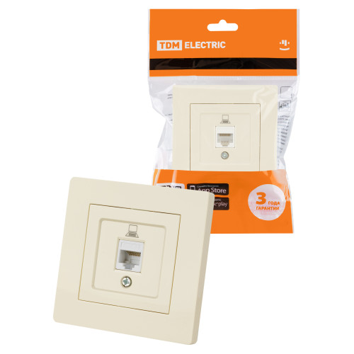 Розетка компьютерная RJ45 сл. кость 