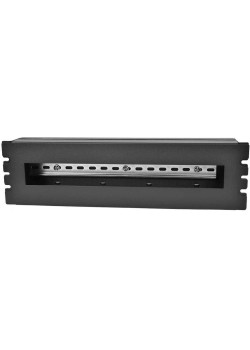 19″ панель с DIN-рейкой PS-3U, цвет черный