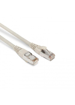 Патч-корд PC-LPM-STP-RJ45-RJ45-C6-10M-LSZH-GY F/UTP экран. кат.6 LSZH 10м сер. Hyperline 42409