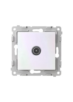 Розетка TV проходная СП Pixel 4DB механизм перламутр. TOKOV ELECTRIC TKE-PX-A1P-C04