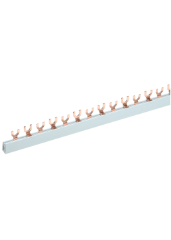 Шина соединительная типа FORK (вилка) 2Р 63А (1м) IEK