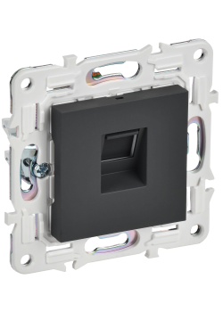SKANDY Розетка компьютерная RJ45 кат.6 SK-K02G графит IEK